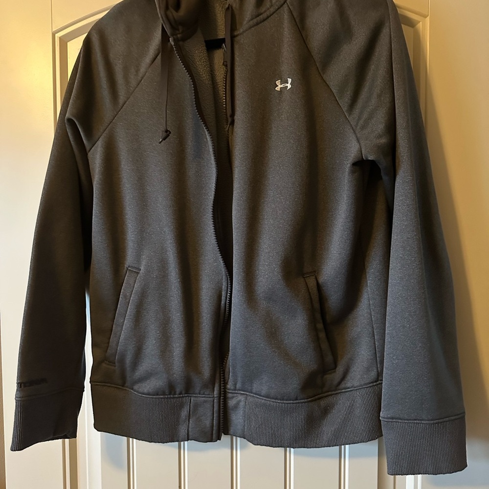 Under Armour Charcoal Full-Zip Hoodie